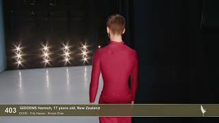 Hamish GIDDENS, 403 – Prix de Lausanne 2025 – Contemporary