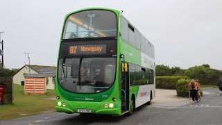 *Full Thrash + Kickdown* Volvo B7TL Wright Gemini (87 to Newquay) SF07 FDC/37172//First Bus