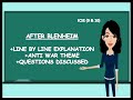 AFTER BLENHEIM - ROBERT SOUTHEY - ICSE POEM - EASY EXPLANATION - CLASS 9 AND 10 - ANTI WAR THEME