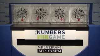Midday Numbers Game Drawing: Tuesday, September 16, 2014