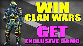 Advanced Warfare - Win Gold Centurion Camo Gear!! Clan Wars Launch (COD AW) | Chaos