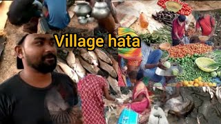 Village Hata || ଗାଁ ହାଟ || Odia Vlog ||Exploring village hata | hmong village market in rural