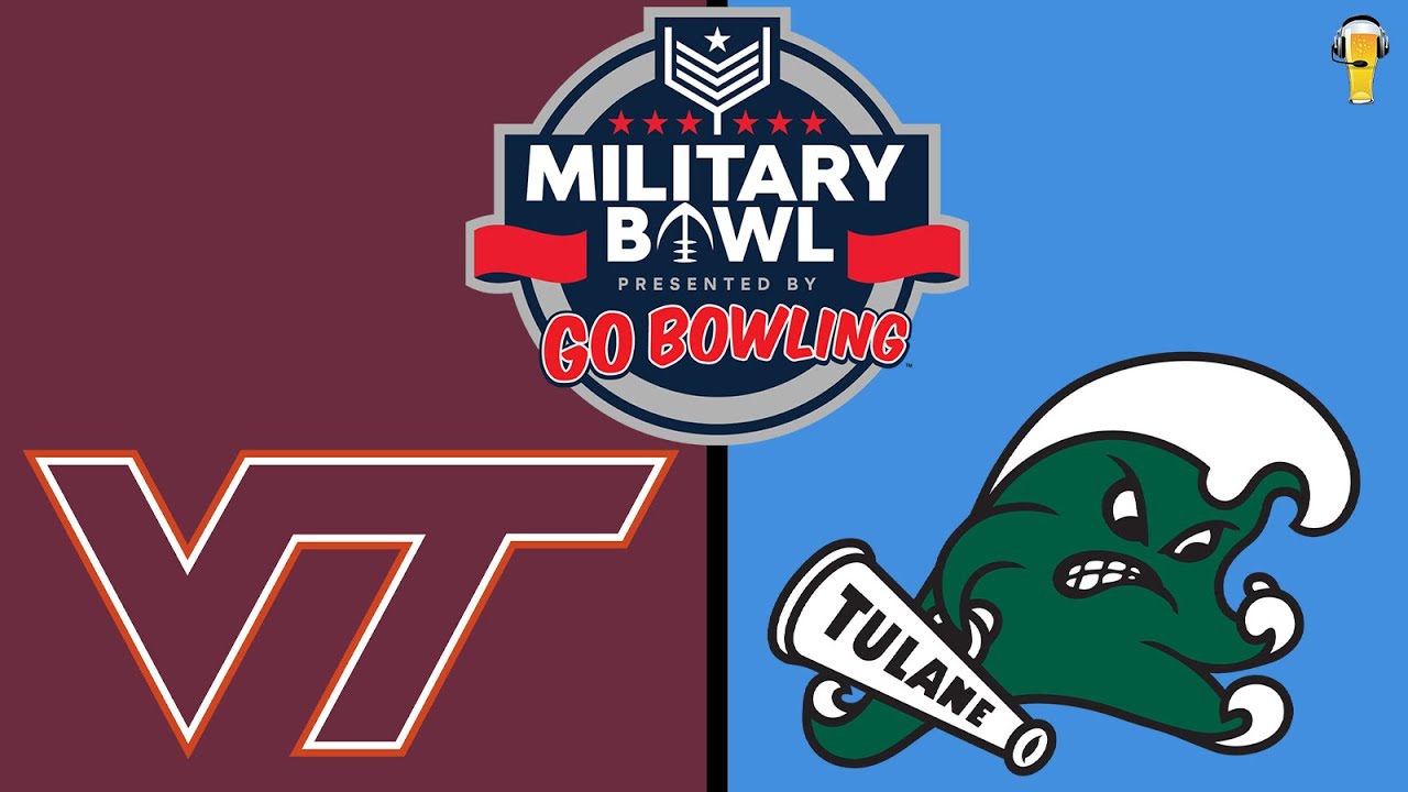 Virginia Tech Hokies Vs Tulane Green Wave Prediction | Military Bowl ...