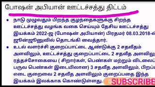 போஸான் அபியான் ஊட்டச்சத்து திட்டம் TNPSC GROUP 2 MAINS/GROUP 1 CURRENT AFFAIRS