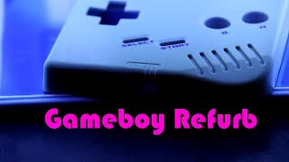 Let's Refurb: Fixing an Ebay Junk Original DMG Nintendo Gameboy, Retr0brite, Capacitors,  LCD Fix