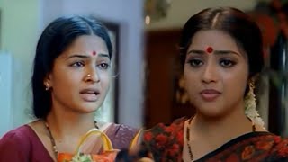 Meena & Madhumitha Emotional Scene || Puttintiki Ra Chelli Movie || Arjun, Meena || Shalimarcinema