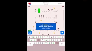Cryptogram: The Solution For Level 212! - Step by Step Word Brain Puzzle