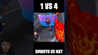 Smooth 1 vs 4 Against NXT Squad 🔥 In Tournament #shorts #freefire