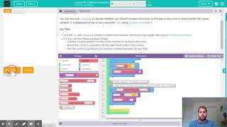 Code.org - Collision Detection # 9
