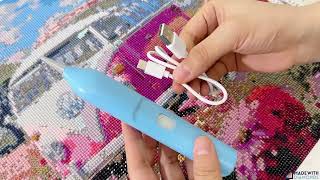 ✨ Electric Diamond Painting Pen – Effortless Precision for Stunning Diamond Art | Made with Diamonds