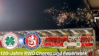 SC Rot-Weiß Oberhausen - Wuppertaler SV | 120 Jahre RWO Choreo \u0026 Feuerwerk bei 5 Tore Spektakel