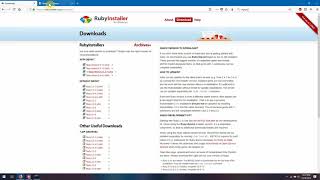 0. Getting Started with Ruby (Windows)