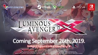 Gunvolt Chronicles: Luminous Avenger iX - Official 2nd Trailer