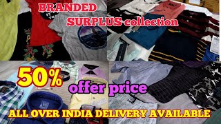 Branded surplus cloth wholesaler / biggest branded surplus whoesale / burgur textile market /#bargur