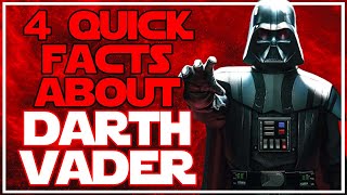 4 Quick Canon FACTS about the SITH LORD-DARTH VADER Pt. 2 | Star Wars Canon Explained | #Shorts