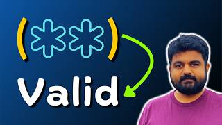 Valid Parenthesis String: 678 - coding interview question