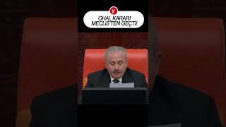 OHAL kararı meclisten geçti #shorts #ohal