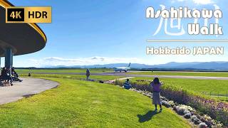 Walking tour at Asahikawa Airport 2024 | Hokkaido | Japan | 4K HDR