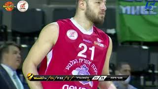Netanel Artzi Points in Maccabi Hunter Hafia vs. Hapoel Galil-Gilboa