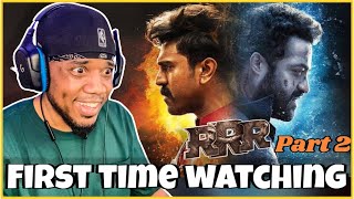 RRR (2022) * FIRST TIME WATCHING */ MOVIE REACTION!!!  PART 2 |
