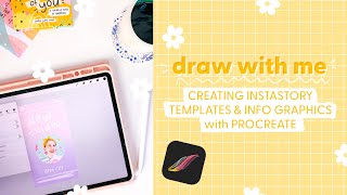 Using Procreate to Create Instagram Story Templates & Info Graphics | Draw With Me