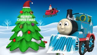 Thomas Chirstmas Train - Choo Choo Train Toy Factory Santa Train