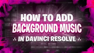 How to ADD *BACKGROUND MUSIC* to Your YouTube Videos... (INTRO, OUTRO, ETC.)