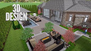 Architectural flythrough | 3D Design Animation | Backyard Oasis | Aquaspa Pools