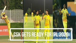 IPL 2020 | CSK Practice Match | CSK 2020 Net Practice | MS Dhoni | IPL DUBAI 2020