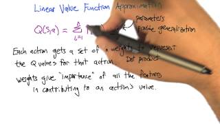 Linear Value Function Approximation