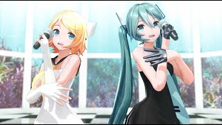 【MMD杯ZERO3】初音ミク・鏡音リンで「淋しい熱帯魚」（２０ぶんの１）【MMD-PVF7】