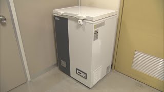 超低温冷凍庫が札幌の病院に到着【HTB北海道ニュース】