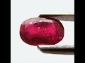 0.63 carat faceted ruby