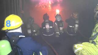 Compartment fire training