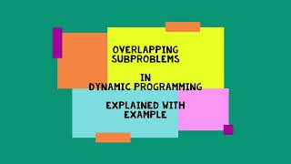 Overlapping Subproblems Property in Dynamic Programming - Explained with Example from GeeksforGeeks
