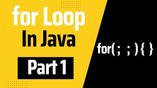 for Loop In Java Part 1 | @PerfectJava