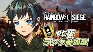 【シージ】ランク参加型PC版　ゴールド帯って魔境よりもうまい人達が多いじゃない？！【個人Vtuber/サダンドラ】