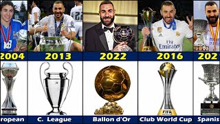 Karim Benzema's Career All Trophies And Awards 2023