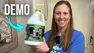 Pipe Friendly Drain Cleaner! Green Gobbler Demo (Sink AND Tub)