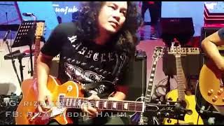 rizal abdul halim (ritz metalasia) ft arwah aji gitaris, arwah kelly bassist n arwah lok u