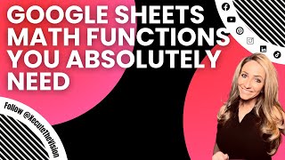 Basic but critical spreadsheet math functions to know