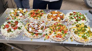 8 Roadside Special Pizza Heavy Topping | Cheese Rain Just Rupees 110 | Indian Street Food