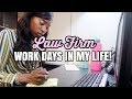 WORK DAYS IN MY LIFE: Full-Time Summer Job at a Law Firm | Law  Student Vlog