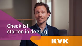 Checklist starten in de zorg | KVK