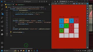 ASMR Programing - 2048 game with HTML, CSS and JavaScript