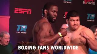 Bryant Jennings vs Akhror Muralimov face off