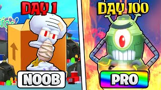 I went from Noob to Pro in SPONGEBOB TOWER DEFENSE Part 2!!...Roblox