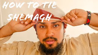 HOW TO TIE SHEMAGH/AMAMA