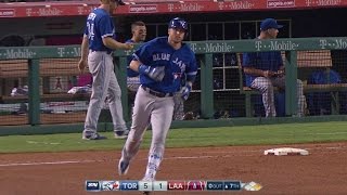 TOR@LAA: Smoak belts a two-run homer to left-center