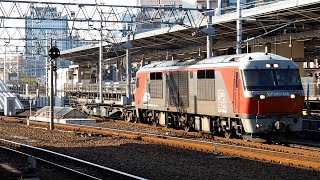 2019/05/11 JR Freight: Test Run of Container Cars by DF200-216 at Obu